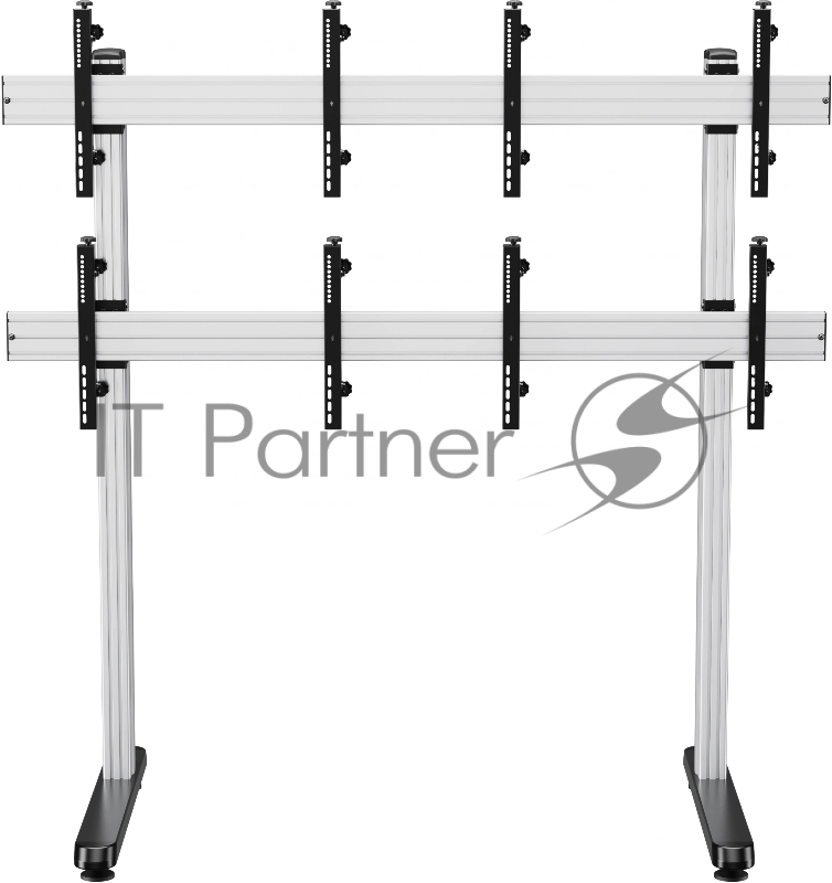 Стойка для телевизора Cactus CS-FS-TV4-PRO черный 32-70 макс.50кг напольный мобильный