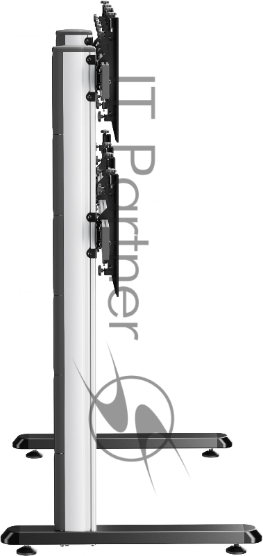 Стойка для телевизора Cactus CS-FS-TV4-PRO черный 32-70 макс.50кг напольный мобильный