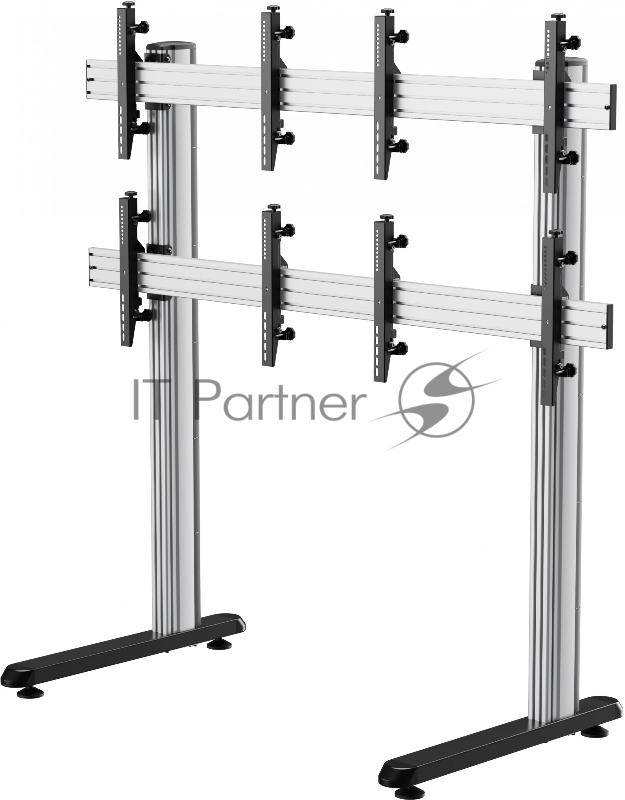 Стойка для телевизора Cactus CS-FS-TV4-PRO черный 32-70 макс.50кг напольный мобильный