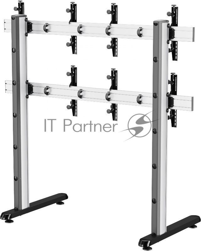 Стойка для телевизора Cactus CS-FS-TV4-PRO черный 32-70 макс.50кг напольный мобильный