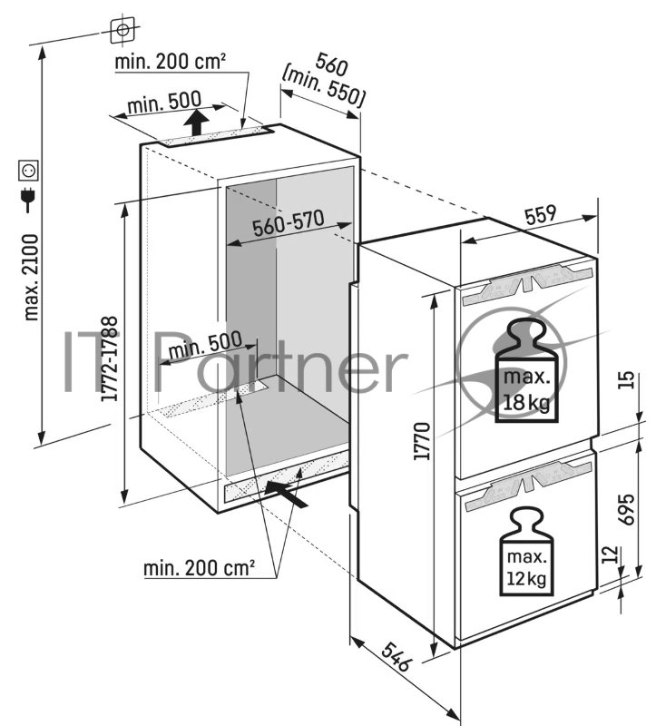 Холодильник LIEBHERR ICf 5103-22 001