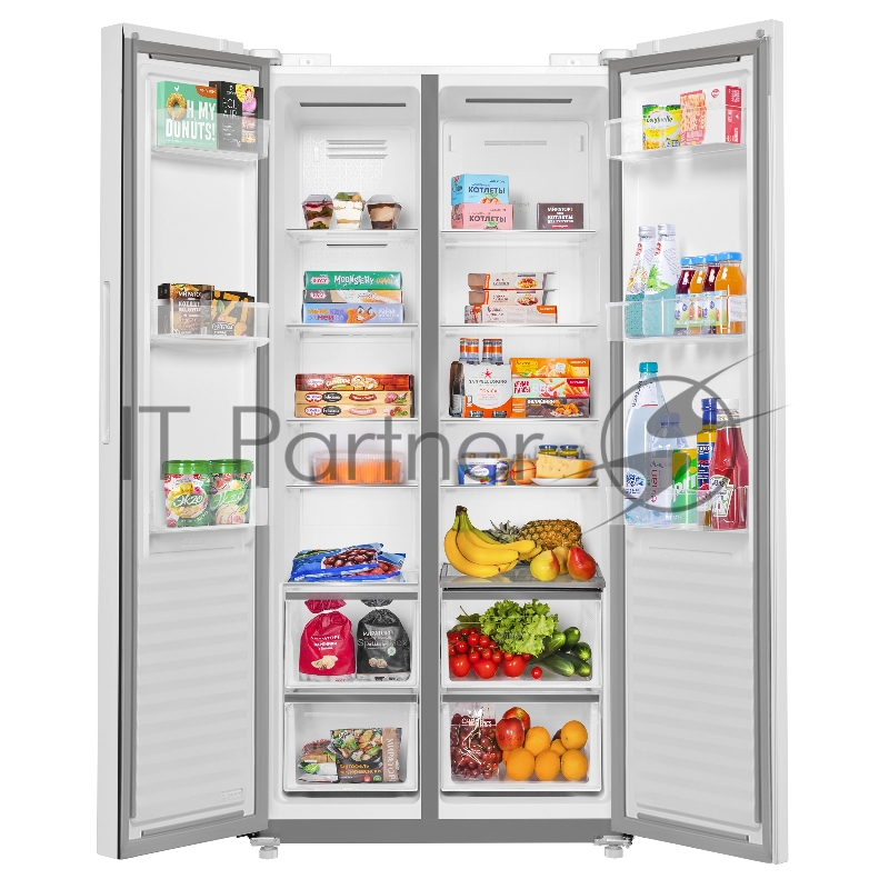 Холодильник с инвертором MAUNFELD MFF191NFPW