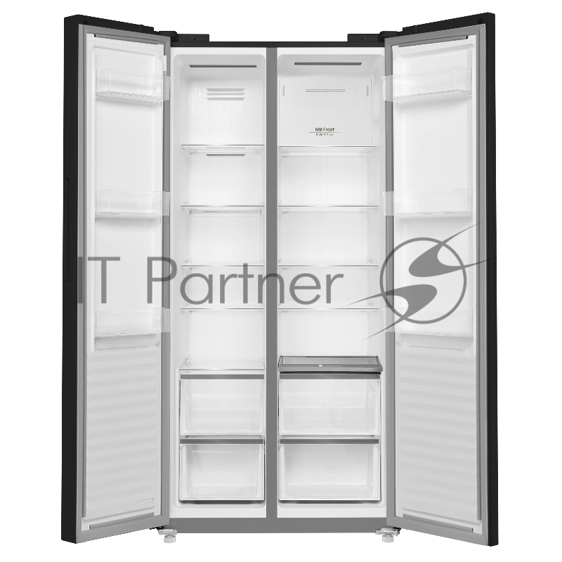 Холодильник с инвертором MAUNFELD MFF191NFB