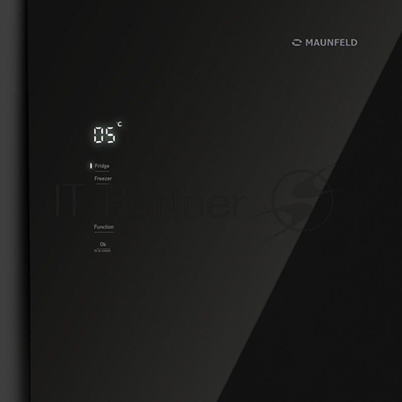Холодильник с инвертором MAUNFELD MFF191NFB