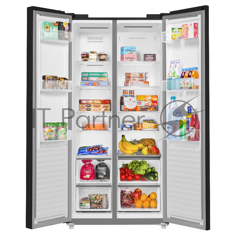 Холодильник с инвертором MAUNFELD MFF191NFB