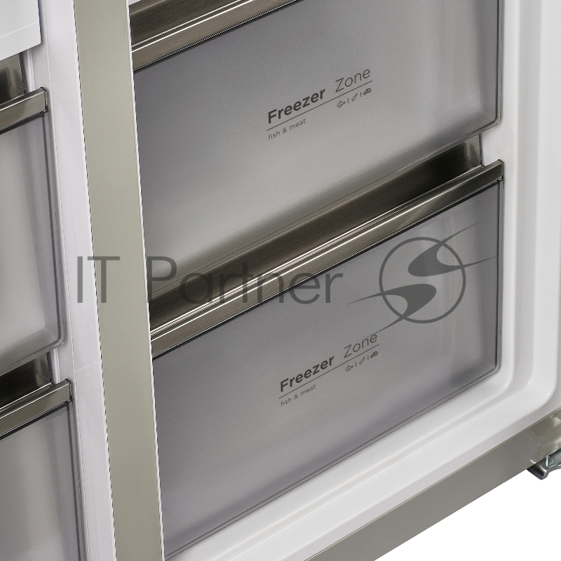 Холодильник с инвертором MAUNFELD MFF190NFDPW