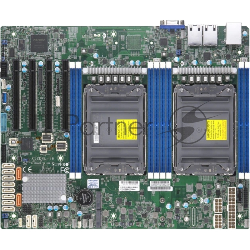 Материнская плата Supermicro MBD-X12DPL-i6-O X12DPL-i ICX mainstream DP MB with Intel i210, AST2600