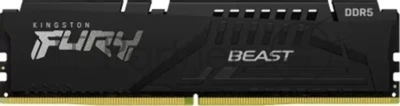 Модуль памяти DDR 5 DIMM 8Gb PC48000, 6000Mhz, Kingston FURY Beast Black EXPO CL30 (KF560C30BBE-8) (retail)
