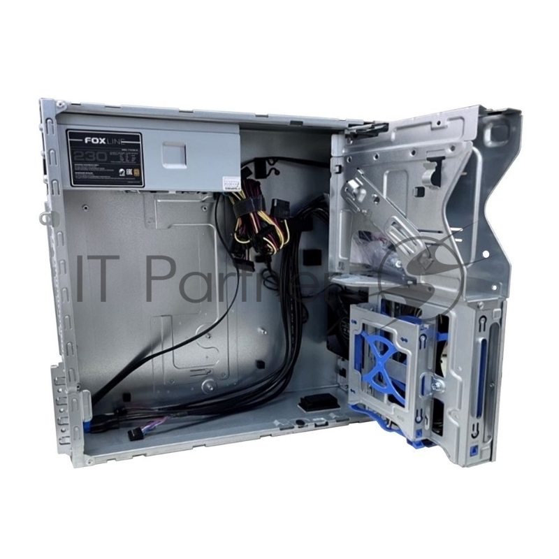 Корпус FoxLine FL-207-TFX230B-85-INF (FL-207-TFX230B-85-INF) |FL-207-TFX230B-85-INF| mATX case, black, w/PSU TFX 230W 85+ Bronze, w/2xUSB2.0+2xUSB3.0, w/pwr cord, w/ 8cm FAN, w/2xHD-Audio to 2in1, Combo Audio, w/INFERIT logo