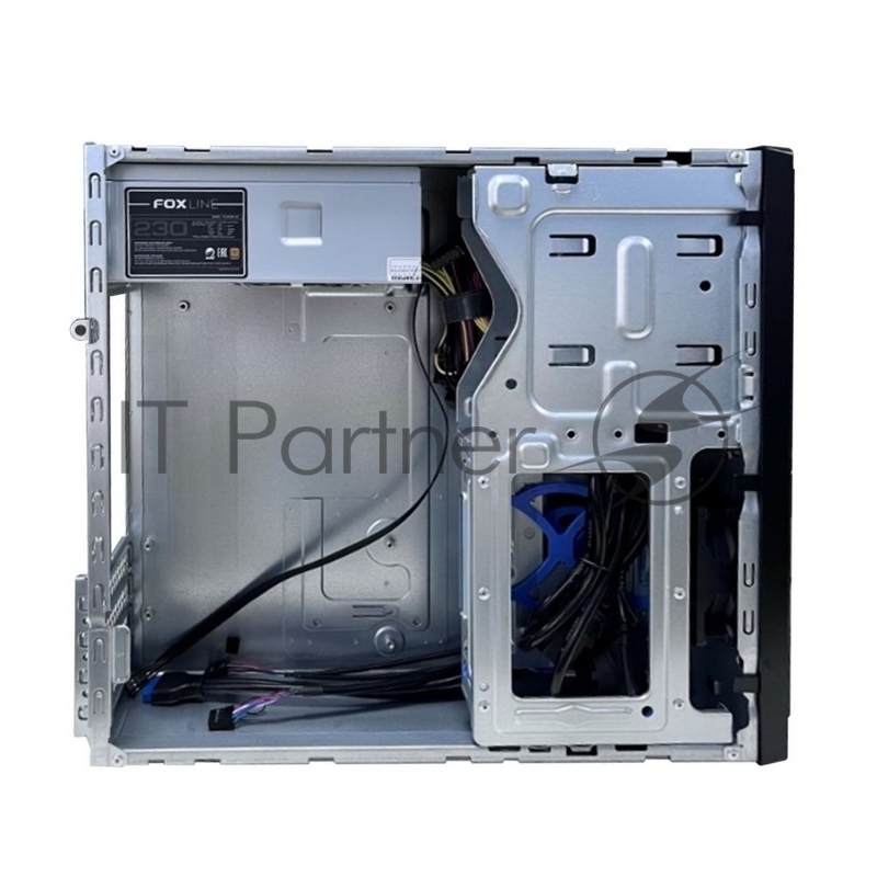 Корпус FoxLine FL-207-TFX230B-85-INF (FL-207-TFX230B-85-INF) |FL-207-TFX230B-85-INF| mATX case, black, w/PSU TFX 230W 85+ Bronze, w/2xUSB2.0+2xUSB3.0, w/pwr cord, w/ 8cm FAN, w/2xHD-Audio to 2in1, Combo Audio, w/INFERIT logo