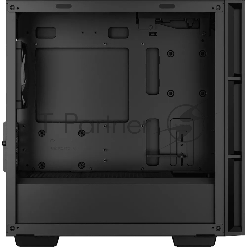 Корпус ПК без блока питания/ Deepcool Case CH360, 1xUSB3.0, 1xType-C, 2x140 ARGB fan, 1x120ARGB fan, mATX, Black
