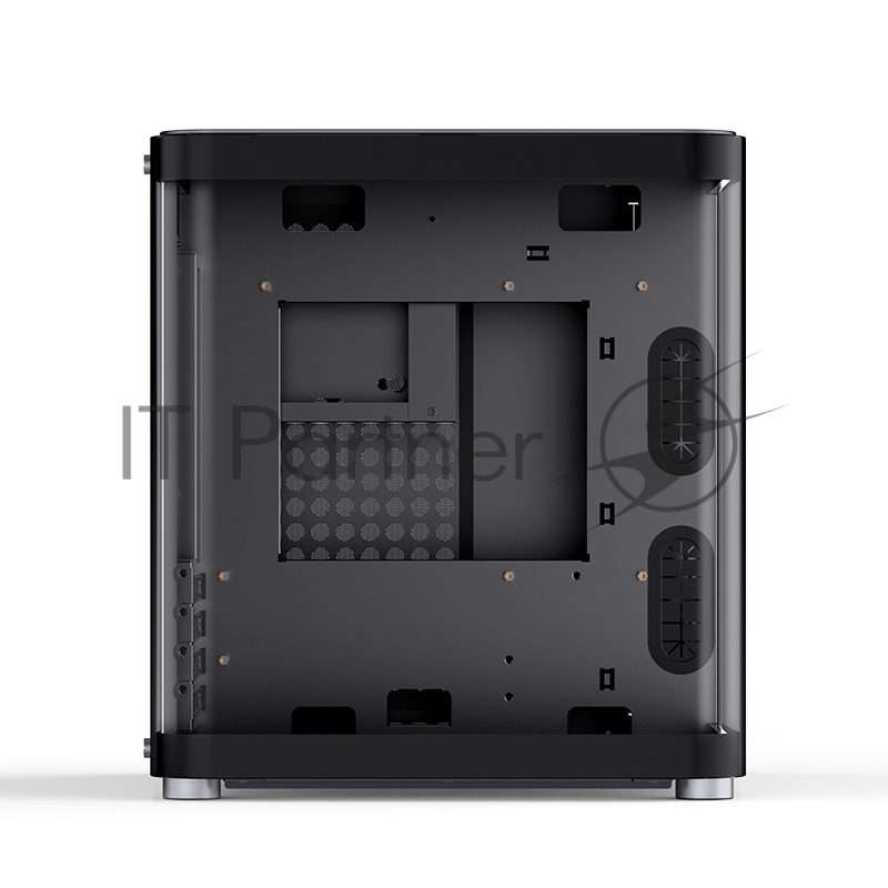 Корпус без блока питания/ Корпус JONSBO TK-1 Black 2.0 MATX без БП, mini-ITX, micro-ATX, черный