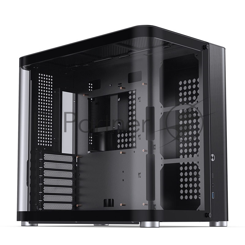 Корпус без блока питания/ Корпус JONSBO TK-2 Black ATX без БП, mini-ITX, micro-ATX, ATX, черный