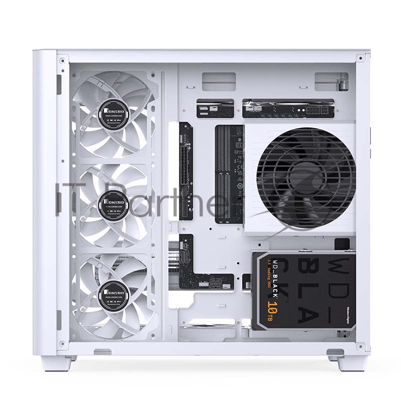 Корпус без блока питания/ Корпус JONSBO TK-3 White ATX без БП, mini-ITX, micro-ATX, белый