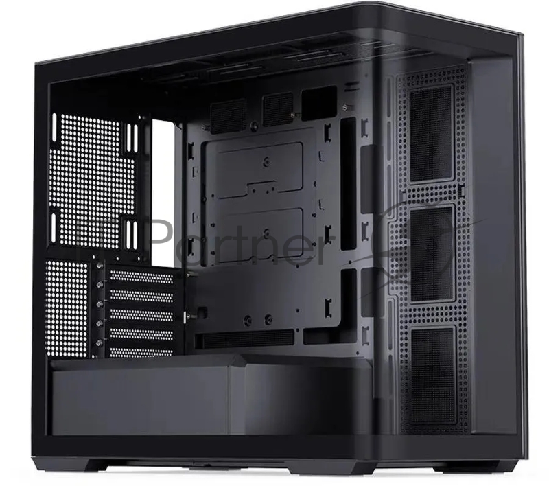 Корпус без блока питания/ Корпус JONSBO D300 Black MATX без БП, боковая панель из закаленного стекла, mini-ITX, micro-ATX, черный