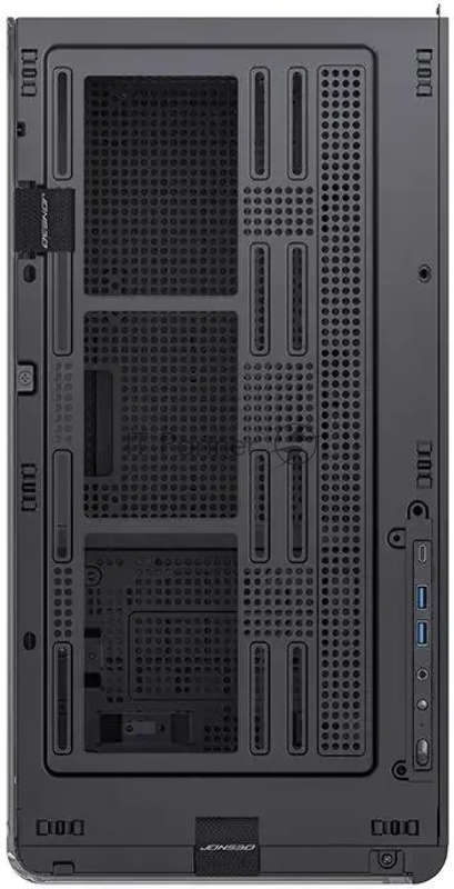 Корпус без блока питания/ Корпус JONSBO D300 Black MATX без БП, боковая панель из закаленного стекла, mini-ITX, micro-ATX, черный