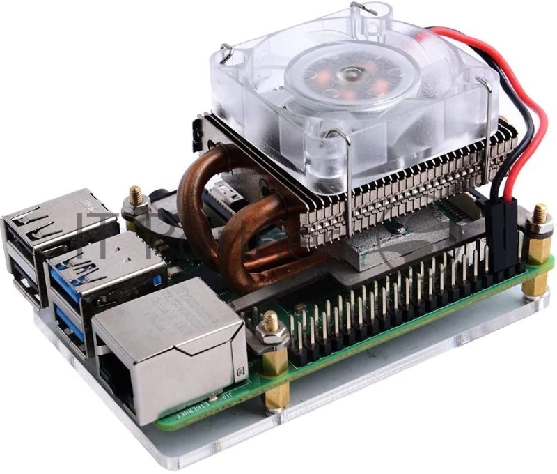 Вентилятор для процессора Raspberry Pi RPI-LPCOOL Ice Tower CPU for Raspberry Pi, Low Profile
