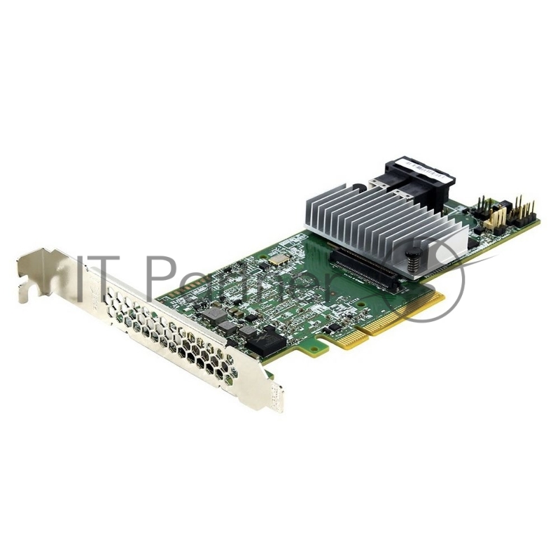 RAID-контроллер Broadcom 9361-8i(2G) SGL (LSI00462 / 05-25420-08А) PCIe 3.0 x8 LP, SAS/SATA 12G, RAID 0,1,5,6,10,50,60, 8port (2*int SFF8643), Cache 2GB, 3108ROC, RTL {5}