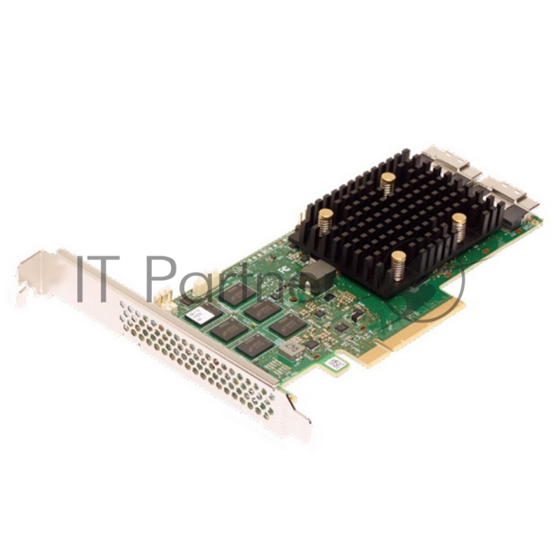 RAID-контроллер Broadcom 9560-16I SGL (05-50077-00 / 03-50077-00007) PCIe 4.0 x8 LP, SAS/SATA/NVMe, RAID 0,1,5,6,10,50,60, 16port(2* int SFF8654), 8GB Cache, 3916ROC, RTL