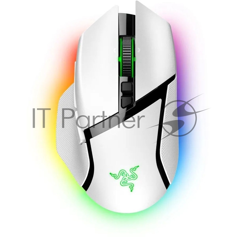 Мышь беспроводная/проводная Razer Basilisk V3 Pro 35K белый, 35000 dpi, радиоканал, Bluetooth, USB, кнопки - 11