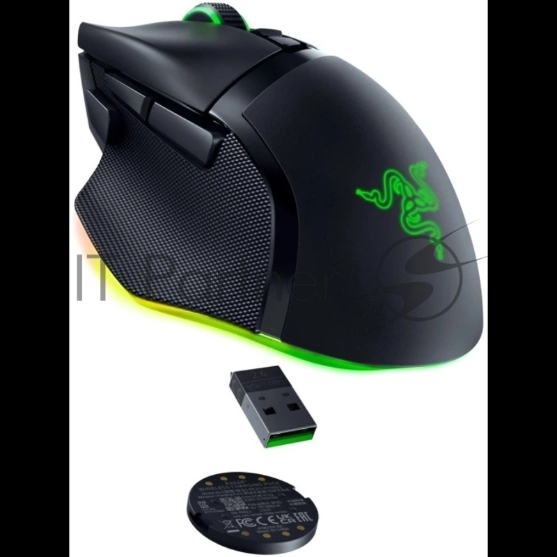Мышь беспроводная/проводная Razer Basilisk V3 Pro 35K черный, 35000 dpi, радиоканал, Bluetooth, USB, кнопки - 11