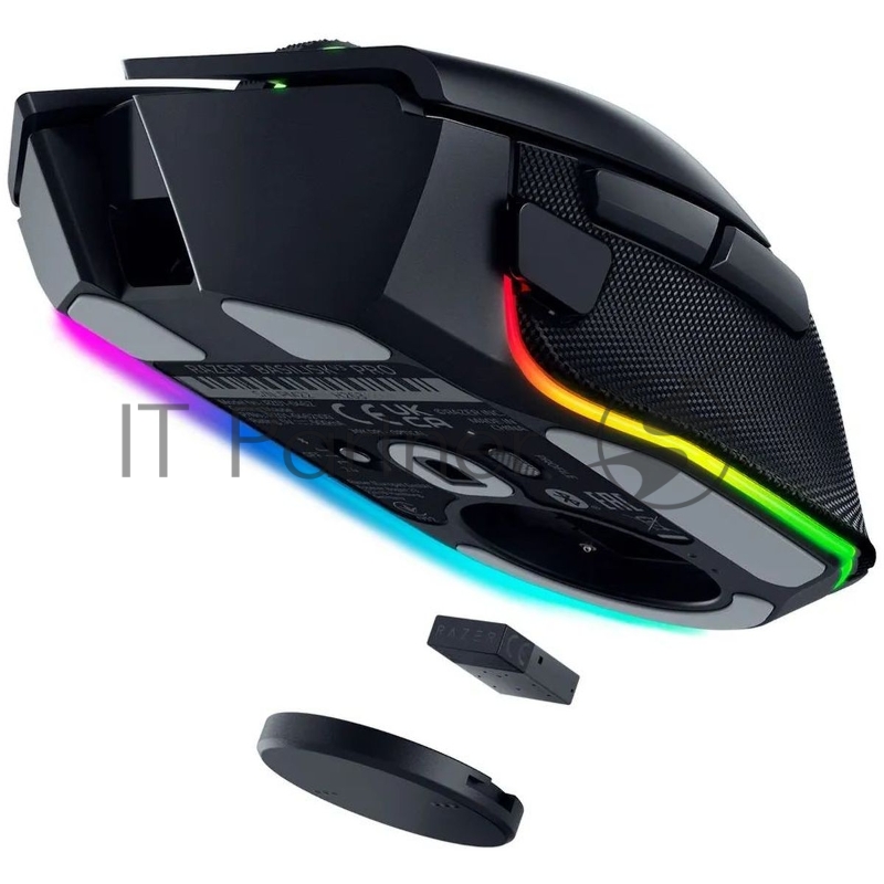 Мышь беспроводная/проводная Razer Basilisk V3 Pro 35K черный, 35000 dpi, радиоканал, Bluetooth, USB, кнопки - 11
