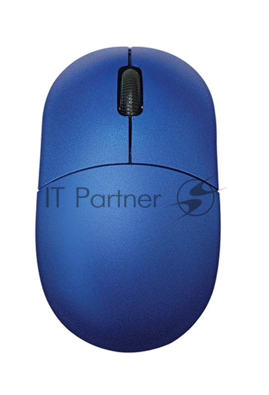 Мышь проводная Qumo Simple Office M92 синий, 1000 dpi, USB, кнопки - 3