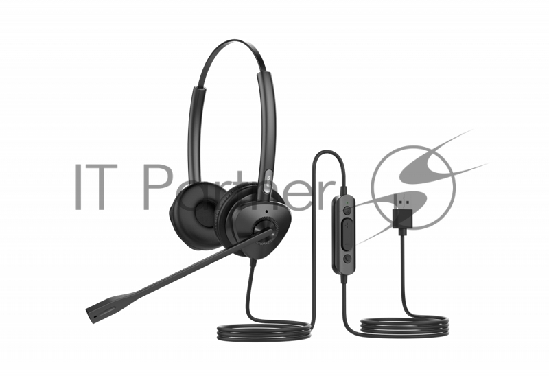 Бинауральная USB-гарнитура Fanvil, HT302-U, стерео, HD звук, USB