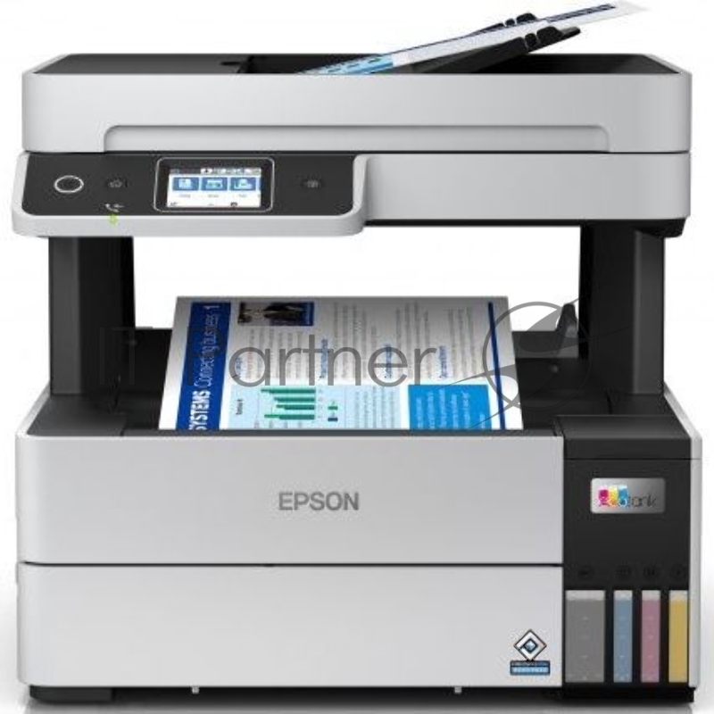 МФУ струйный Epson L6490 (C11CJ88405), A4, цветной, печ. до 17 стр/мин. (ч/б) до 9.5 стр/мин. (цвет), 1200 x 4800 dpi (печать) 1200x2400dpi (скан.), USB, RJ-45, Wi-Fi