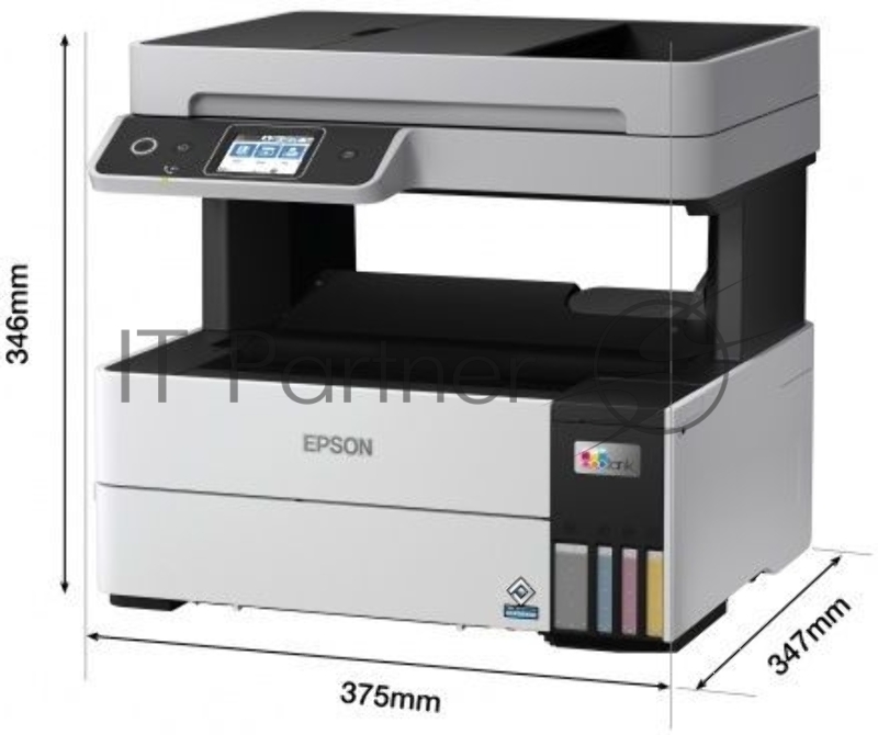 МФУ струйный Epson L6490 (C11CJ88405), A4, цветной, печ. до 17 стр/мин. (ч/б) до 9.5 стр/мин. (цвет), 1200 x 4800 dpi (печать) 1200x2400dpi (скан.), USB, RJ-45, Wi-Fi