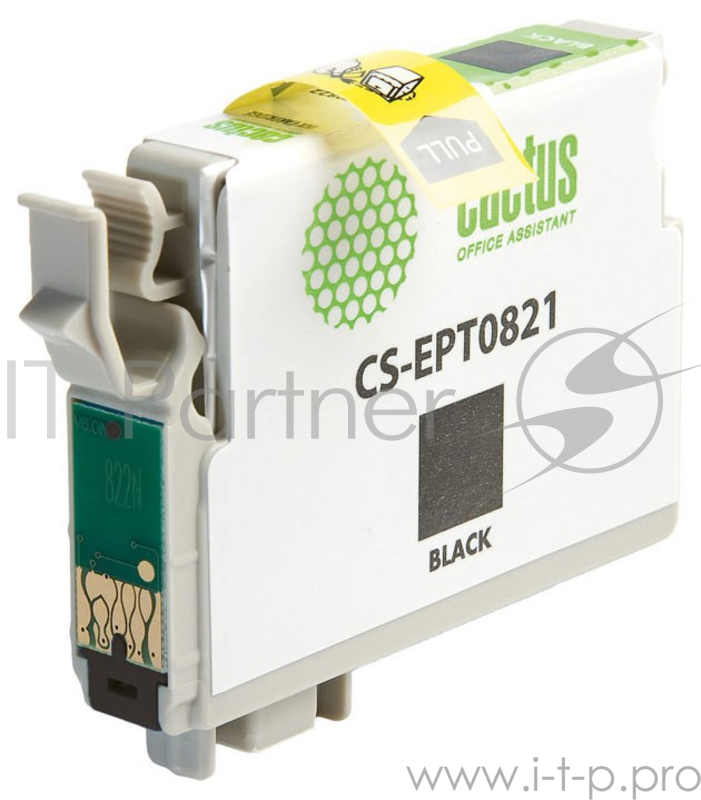 Картридж струйный Cactus CS-EPT0821 черный для Epson Stylus Photo R270/290/RX590 (11.4мл)