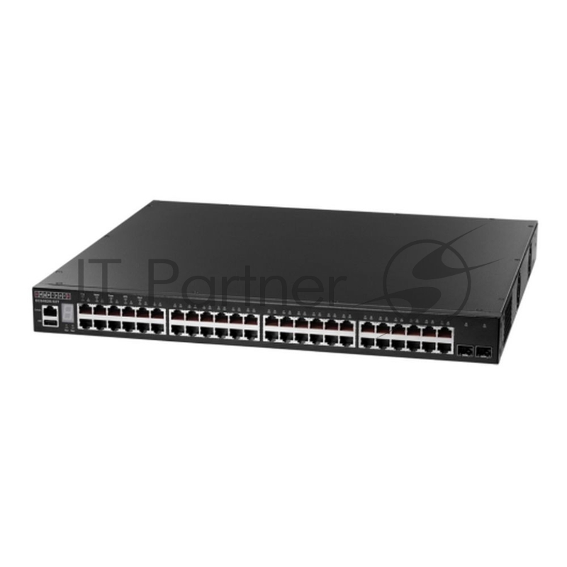 Коммутатор Edge-corE 48 x GE + 2 x 10G SFP+ ports + 1 x expansion slot (for dual 10G SFP+ ports) L3 Stackable Switch, w/ 1 x RJ45 console port, 1 x USB type A storage port, RPU connector, Stack up to 4 units Edge-corE ECS4620-52T