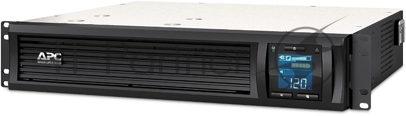Источник бесперебойного питания APC Smart-UPS C 1000VA/600W, 2U RackMount, 230V, Line-Interactive, LCD, 1 year warranty(REP. SMC1000I-2U)