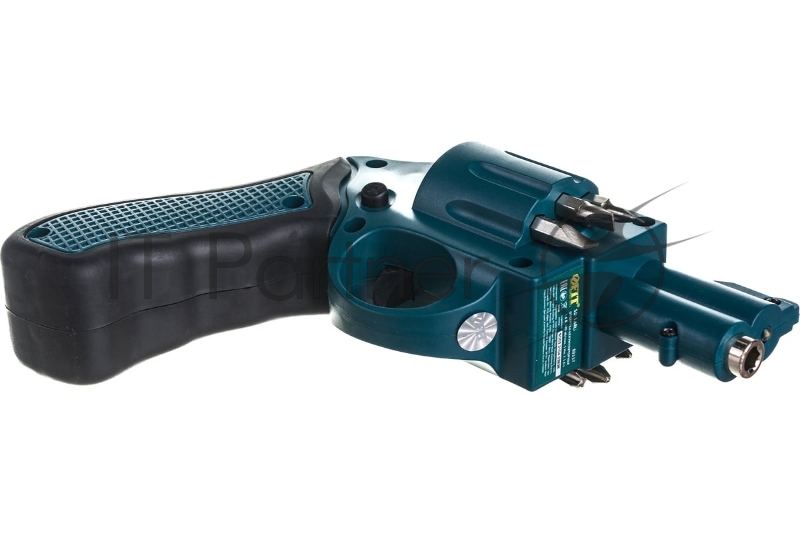 Отвертка аккумуляторная 3,6 В, 180 об/мин, 3 Нм, 1 (Li-Ion) 1,3 Ач, 3-5 ч., 0,5 кг, рез. накл., подсвет., индик., держ.бит, кор.