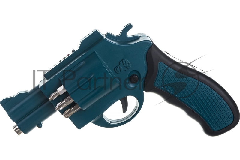 Отвертка аккумуляторная 3,6 В, 180 об/мин, 3 Нм, 1 (Li-Ion) 1,3 Ач, 3-5 ч., 0,5 кг, рез. накл., подсвет., индик., держ.бит, кор.