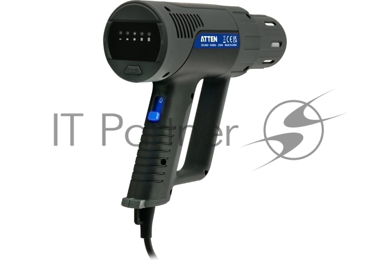 Ручной цифровой термофен ST-2308 230В, 2100 Вт, 50-650℃, светодиодное меню