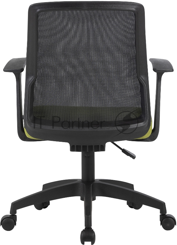 Кресло Cactus CS-MC222-BKGN черный сиденье салатовый сетка/ткань низк.спин. крестов. пластик пластик черный