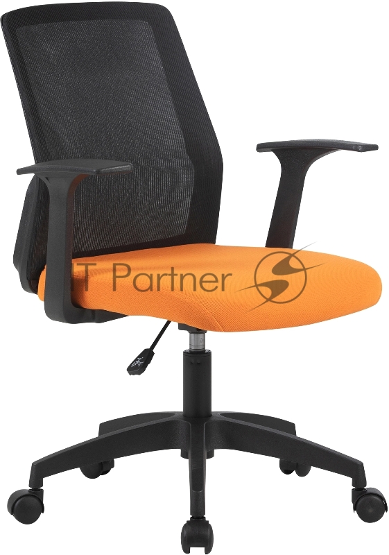 Кресло Cactus CS-MC222-BKOR черный сиденье оранжевый