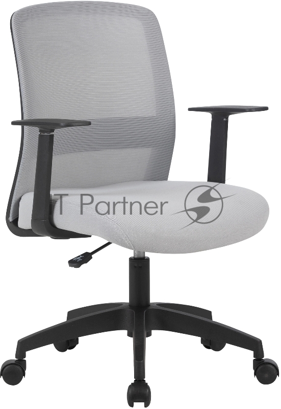 Кресло Cactus CS-MC333-GY серый сиденье серый сетка/ткань низк.спин. крестов. пластик пластик черный