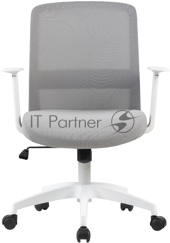 Кресло Cactus CS-WMC333-GY серый сиденье серый сетка/ткань низк.спин. крестов. пластик пластик белый