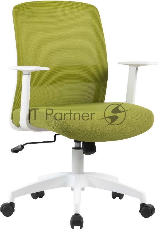 Кресло Cactus CS-WMC333-GN салатовый сиденье салатовый сетка/ткань низк.спин. крестов. пластик пластик белый