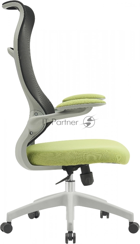 Кресло Cactus CS-GMC505-GYGN черный сиденье салатовый сетка/ткань крестов. пластик пластик серый