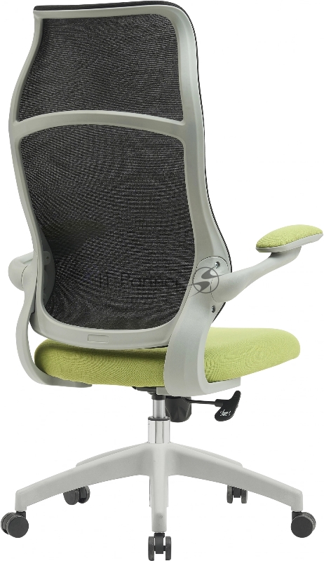 Кресло Cactus CS-GMC505-GYGN черный сиденье салатовый сетка/ткань крестов. пластик пластик серый