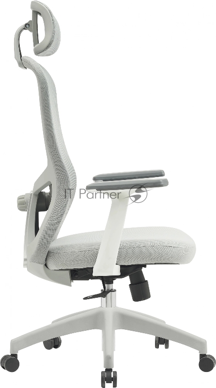 Кресло Cactus CS-GMC515-GY серый сиденье серый сетка/ткань с подголов. крестов. пластик пластик серый