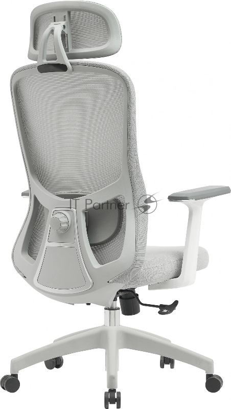 Кресло Cactus CS-GMC515-GY серый сиденье серый сетка/ткань с подголов. крестов. пластик пластик серый