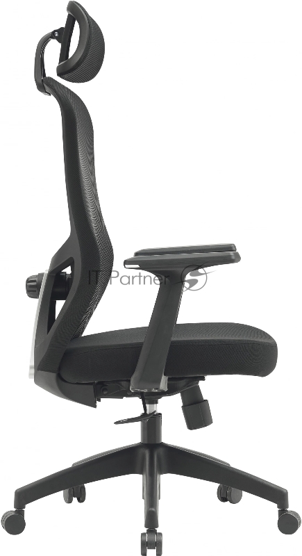 Кресло Cactus CS-MC515-BK черный сиденье черный сетка/ткань с подголов. крестов. пластик пластик черный