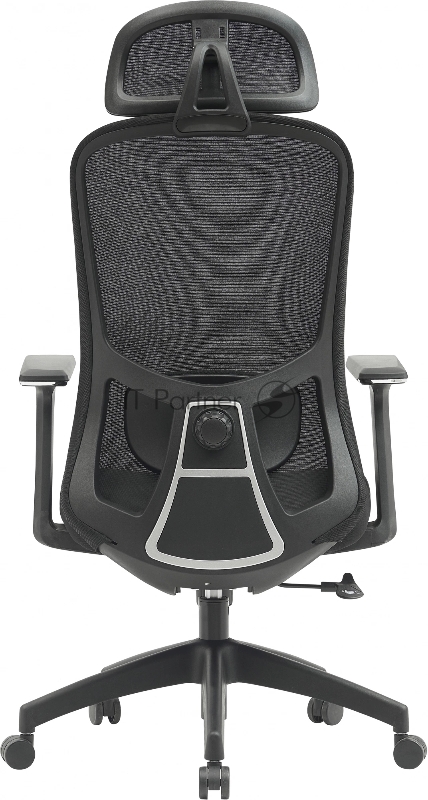 Кресло Cactus CS-MC515-BK черный сиденье черный сетка/ткань с подголов. крестов. пластик пластик черный