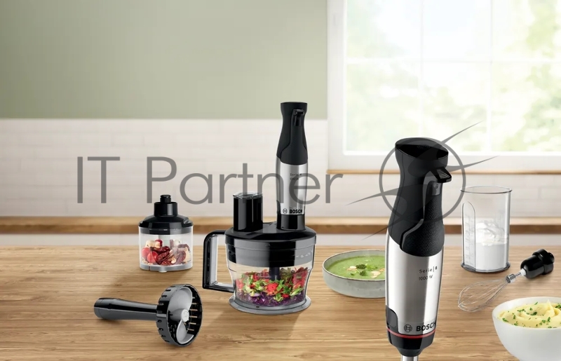 Блендер Bosch/ Блендер Bosch, погружной, мощность 1000 Вт, цвет черный