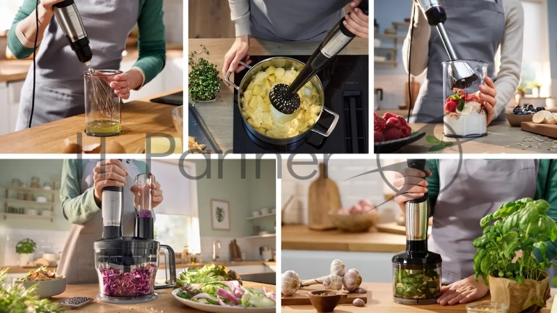 Блендер Bosch/ Блендер Bosch, погружной, мощность 1000 Вт, цвет черный