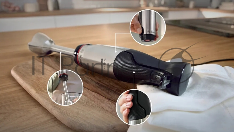 Блендер Bosch/ Блендер Bosch, погружной, мощность 1000 Вт, цвет черный